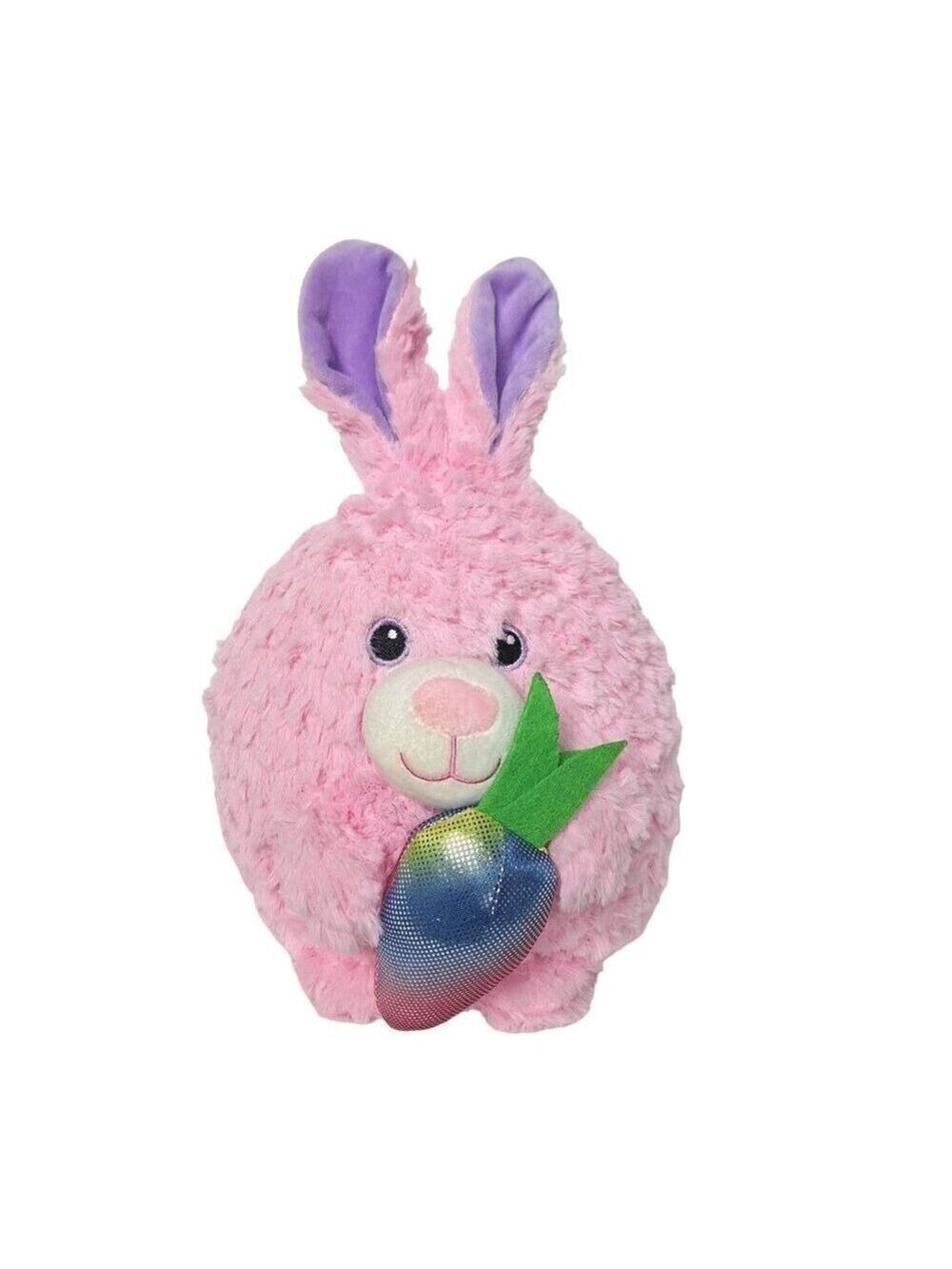 Hug & Luv Pink Easter Bunny Rabbit Stuffed Animal 12 Inch